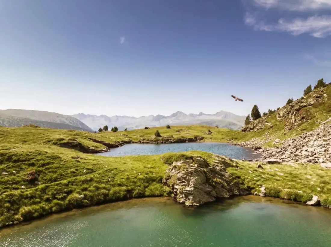 A high mountain lake in Andorra