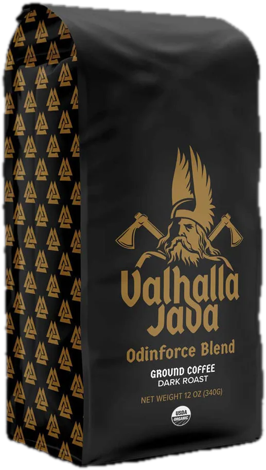 Valhalla Java Odinforce Blend, ground, dark roast