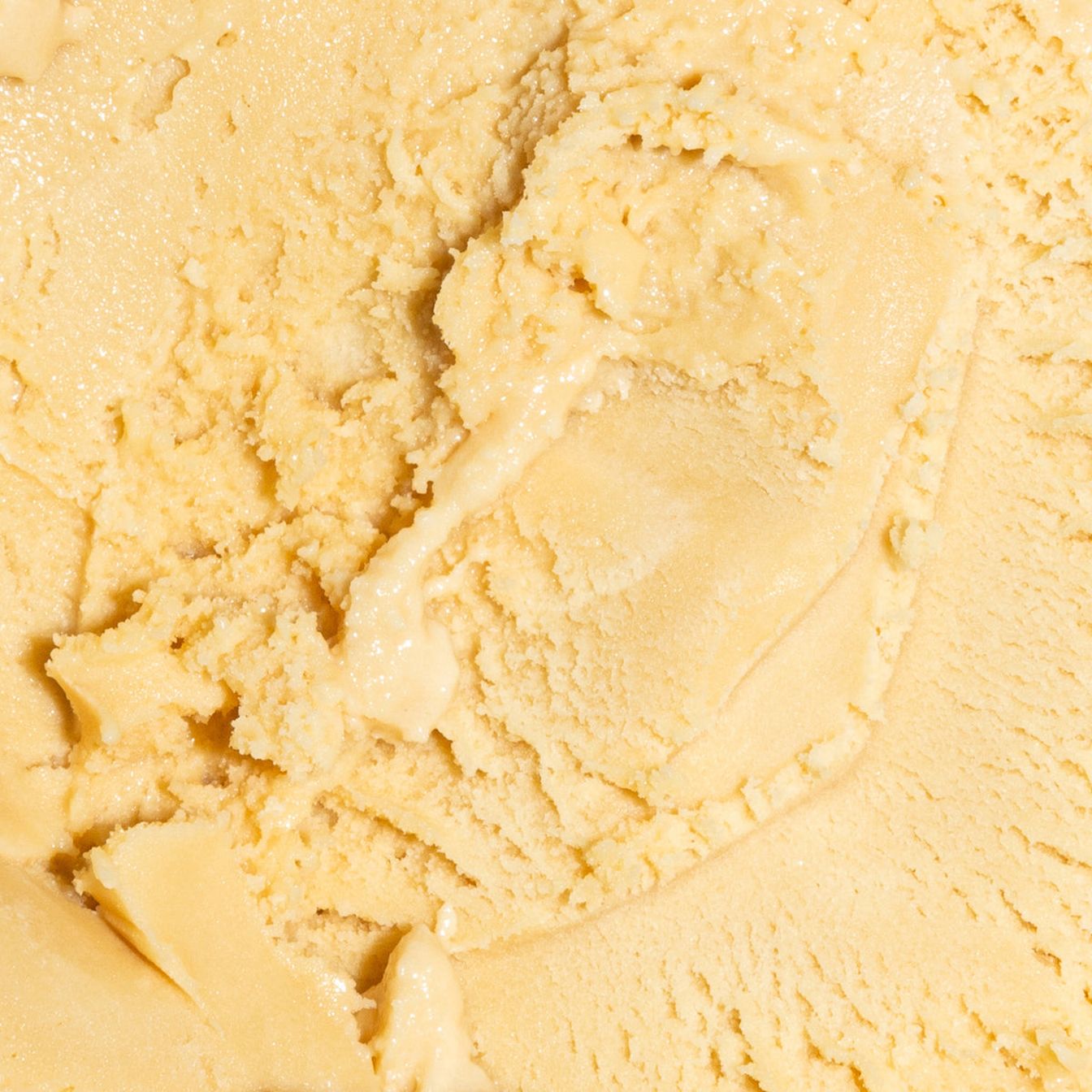 A close look at Salty Caramel ice cream